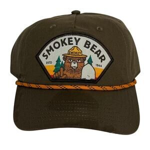 Smokey Bear Official Licensed Snapback Hat  NEW WITH TAGS
